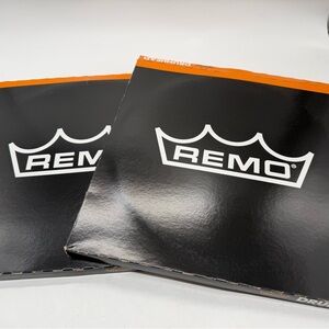 Remo Emperor Coated Batter Drumhead - 14 inches (2-pack) Bundle- 14"  BE-0114-00